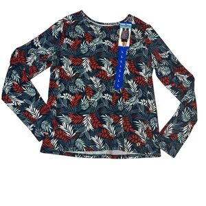 Hang Ten UPF 50+ Long Sleeve Rashguard Top – Size Large